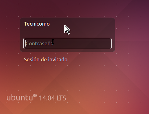 Ejemplo de la pantalla de inicio de Ubuntu en cómo crear una máquina virtual de Ubuntu en VirtualBox