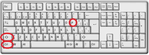 Combinación de teclas para activar modo provado con el teclado en cómo navegar en modo incógnito con Microsoft Edge