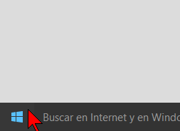 Botón Inicio en cómo acceder al Administrador de tareas en Windows 10