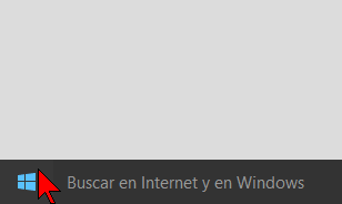Botón Inicio de Windows 10 en cómo cerrar sesión en Windows 10