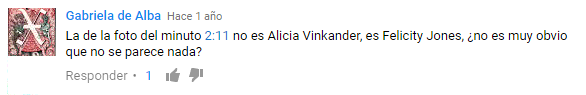 Punto de inicio específico en un comentario en cómo comenzar un video de YouTube en un minuto y segundo específico