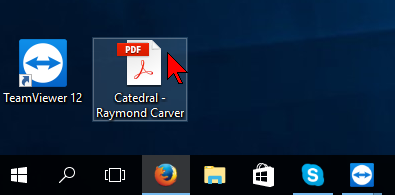 Haciendo doble clic al archivo PDF en cómo resaltar el texto de un archivo PDF