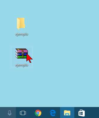Archivo debidamente comprimido por la aplicación 7-Zip