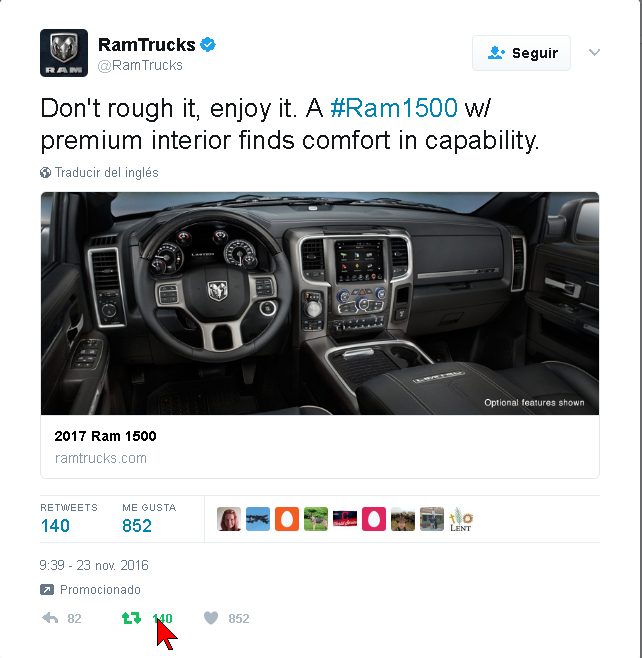 Botón para retuitear un tuit en cómo usar la función retuitear en Twitter