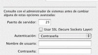 Pantalla para entrar servidor, correo, contraseña, puerto del servidor SMTP en cómo configurar el servidor SMTP de Gmail