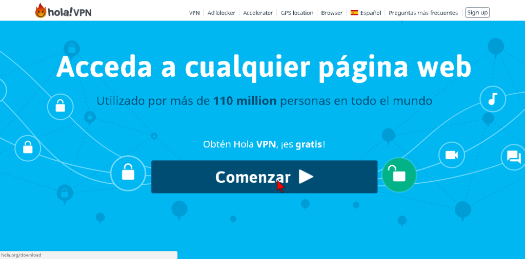 hola vpn plus chrome extension