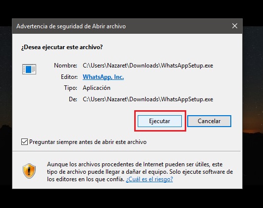 bajar whatsapp para pc 64 bits