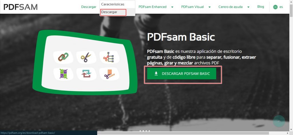 Descarga PDFsam Basic