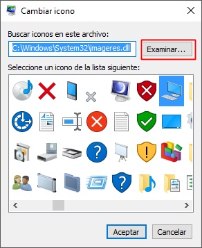 examinar imágenes