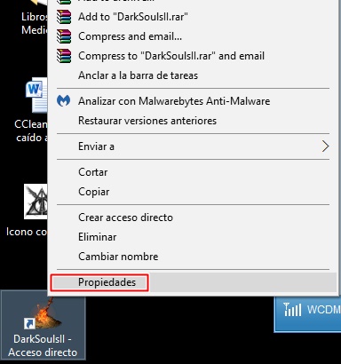 Clic en propiedades