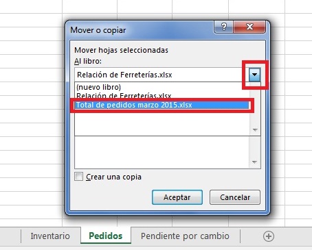 seleccionar el título del archivo en cómo copiar una hoja de Excel de un libro a otro
