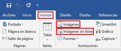 Insertar una imagen en Microsoft Word