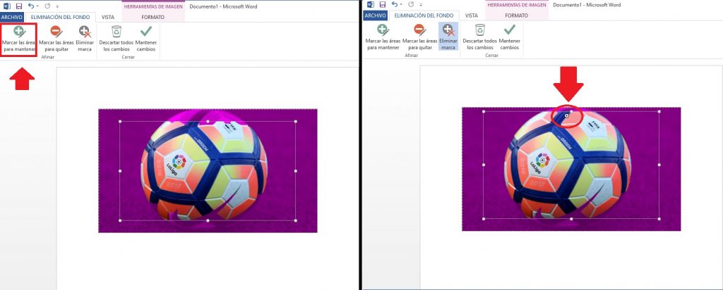 Editar imagen cargada en Microsoft Word