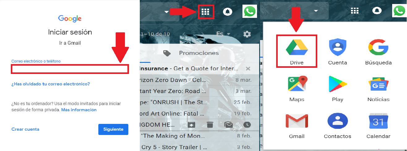 Administrar mi unidad en Drive desde ordenador o PC