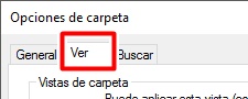 En opciones, selecciona Ver