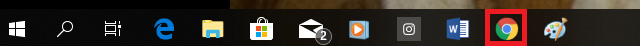 navegador en la barra de tareas en cómo ver el historial de archivos descargado en Google Chrome