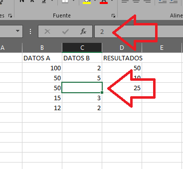 Celda oculta en Excel