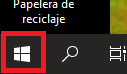 Abriendo Word desde el botón de Inicio de Windows 10