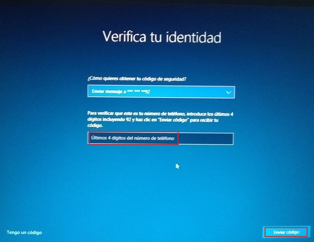 Verificar identidad en enviar mensaje a