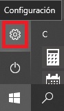 Establecer configuraciones en Windows 10