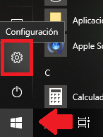 Botón de inicio de Windows 10