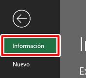 Selecciona información en Excel