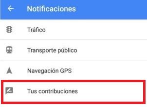 Tus contribuciones en Google Maps