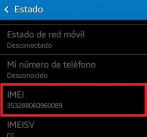 Administrar código IMEI en Android